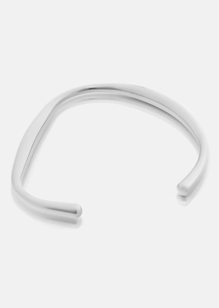 Armband Flow Cuff - Silverpläterat
