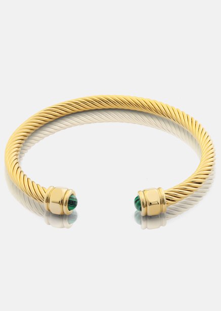 Armband Aumaura Green - 18k Guldpläterat