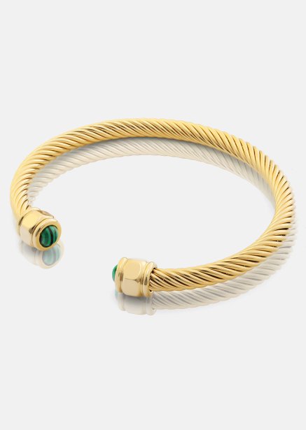 Armband Aumaura Green - 18k Guldpläterat