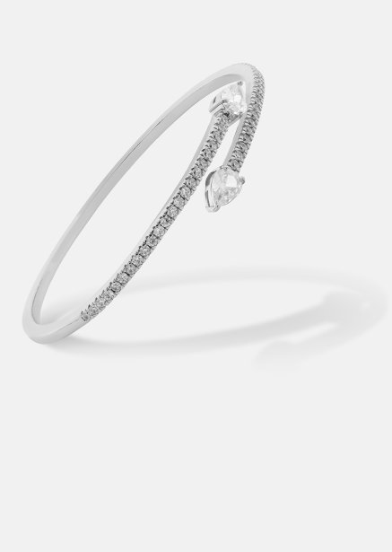 Armband Lumière Spark Stack - Silverpläterat