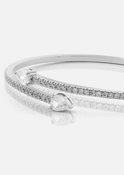 Armband Lumière Spark Stack - Silverpläterat
