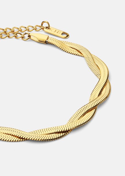 Armband Twist Glow - 18k Guldpläterat