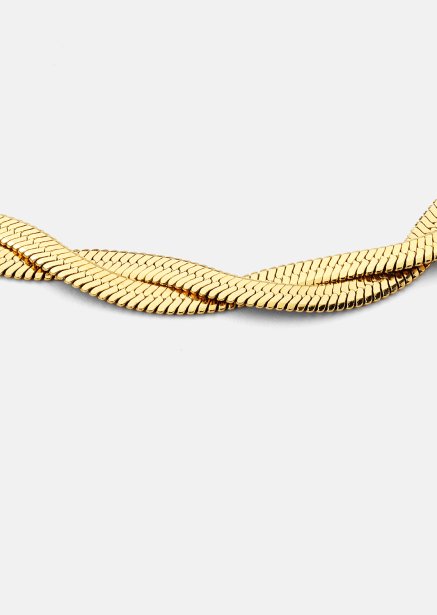 Armband Twist Glow - 18k Guldpläterat
