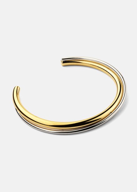 Armband Duo Cuff - 18k Guldpläterat