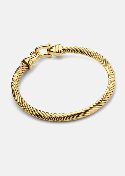 Armband Twistad Elegans - 18k Guldpläterat