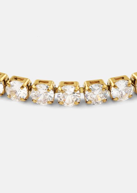 Armband Gloria Band 4mm - 18k Guldpläterat