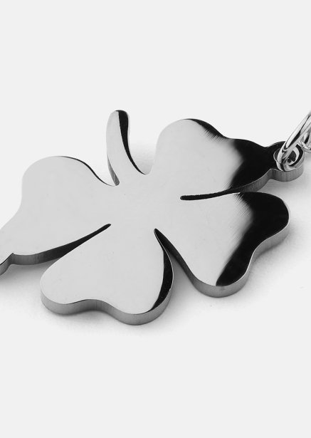 Golden Clover Charm Bracelet - Silverpläterat