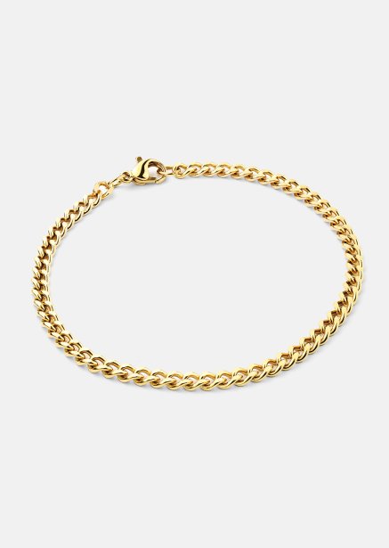 Golden Link Chain Bracelet - 18k Guldpläterat