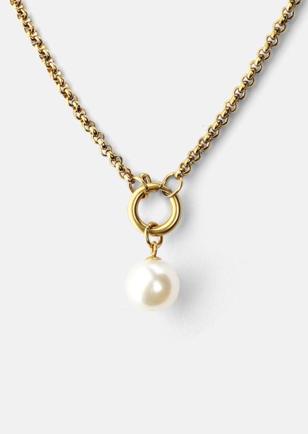 Halsband Opal Circle Necklace - 18k Guldpläterat