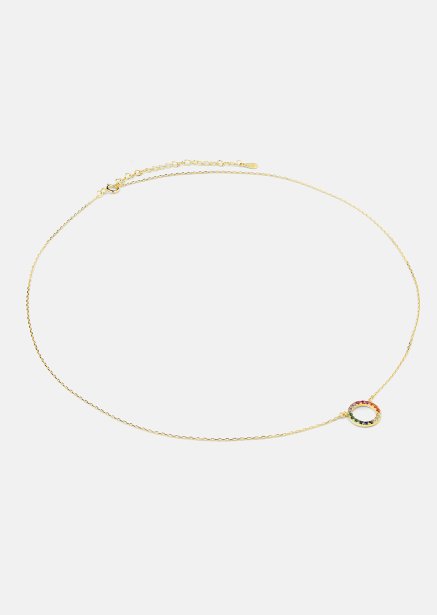 Halsband Color Whisper - 18k Guldpläterat