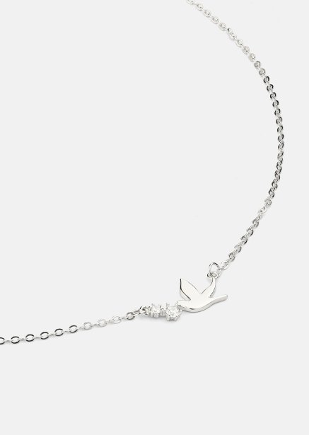 Halsband Sky - Silverpläterat