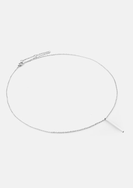 Halsband Line – Silverpläterat