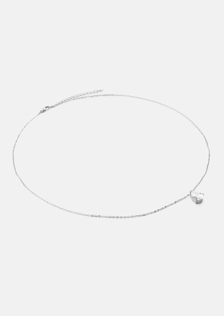 Halsband Drop – Silverpläterat