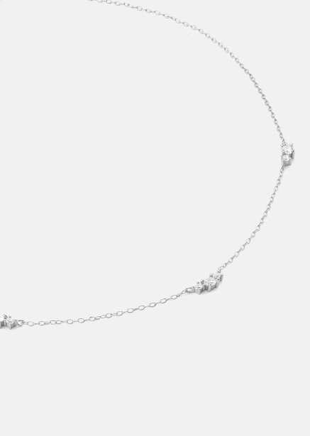 Halsband Lunessence – Silverpläterat