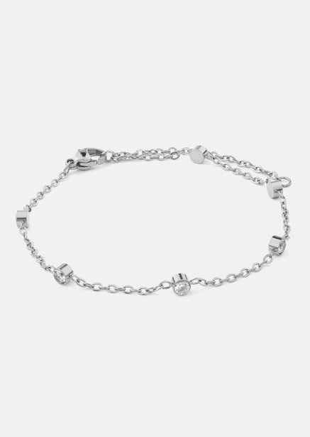 Armband Dainty Sparkle - Silver Plated