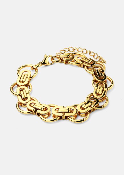 Armband Geo Loop - 18k Guldpläterat