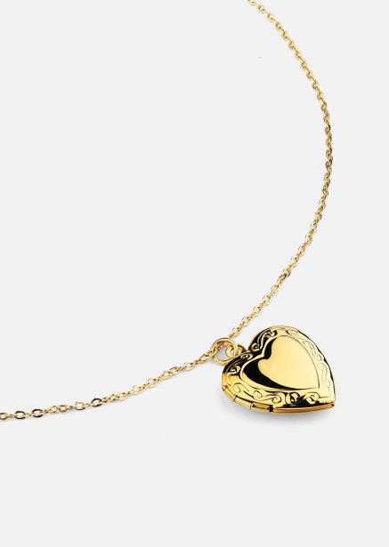 Halsband Golden Heart Mini - 18k Guldpläterat