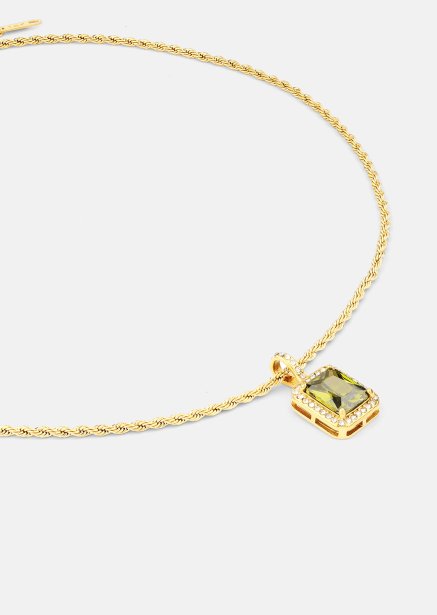 Halsband Green Luxe - 18k Guldpläterat
