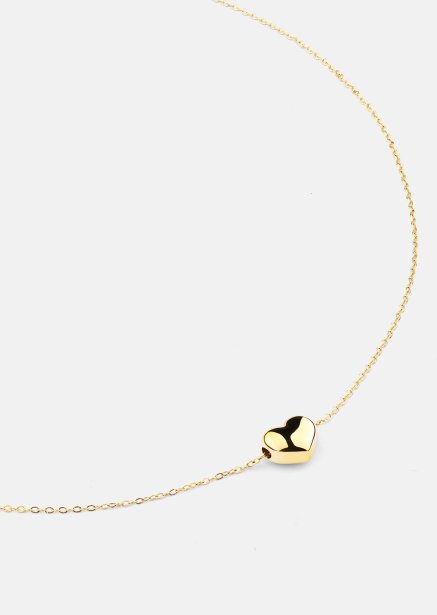 Halsband Heart of Gold – 18k Guldpläterat