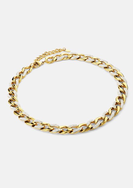 Halsband Cuban Shine - 18k Guldpläterat