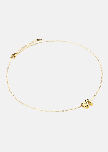 Halsband W-Twist – 18k Guldpläterat