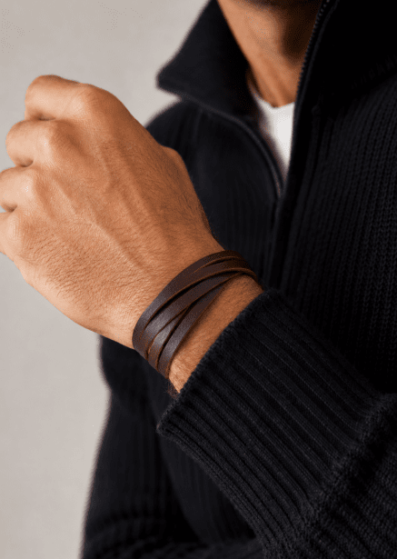 Läderarmband Savage Echo