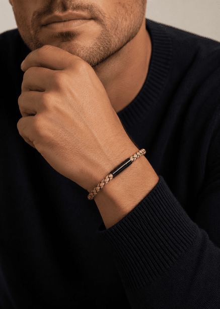 Läderarmband Valiant Loop