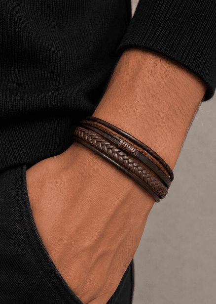 Läderarmband Valor Strand