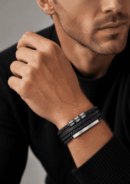 Läderarmband Valor Stride