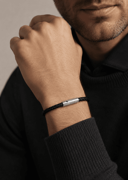 Läderarmband Cinder Crest