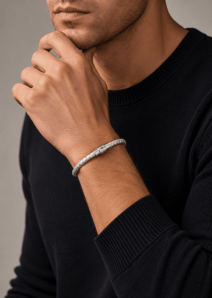 Läderarmband Brave Tangle