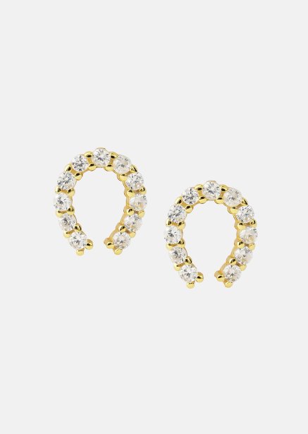 Örhänge Golden Hoof - 18k Guldpläterat