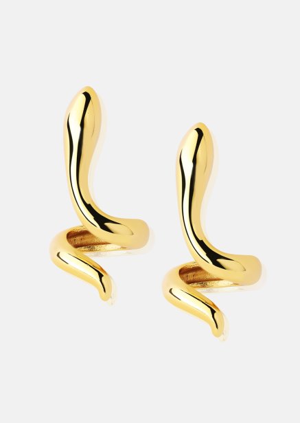 Serpentis Örhängen – 18k Guldpläterade
