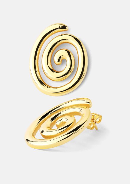 Resin Örhänge - 18k Guldpläterat
