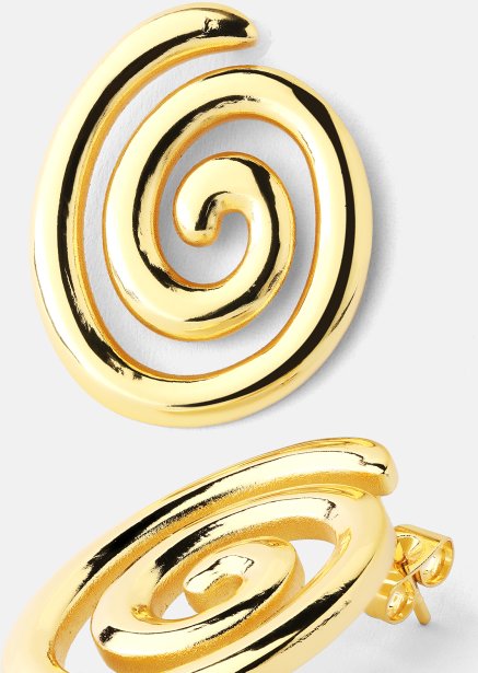 Resin Örhänge - 18k Guldpläterat