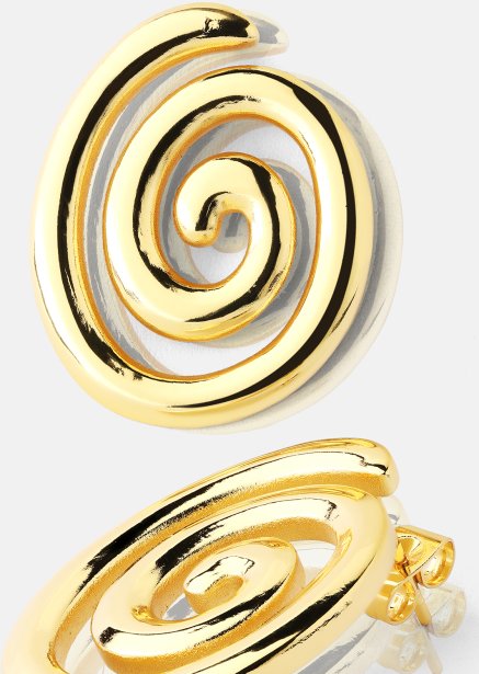 Resin Örhänge - 18k Guldpläterat
