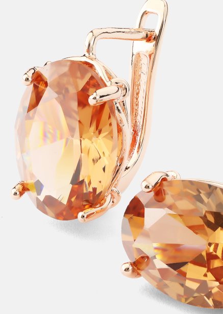Örhängen Solara Gem - Rose Guldpläterade