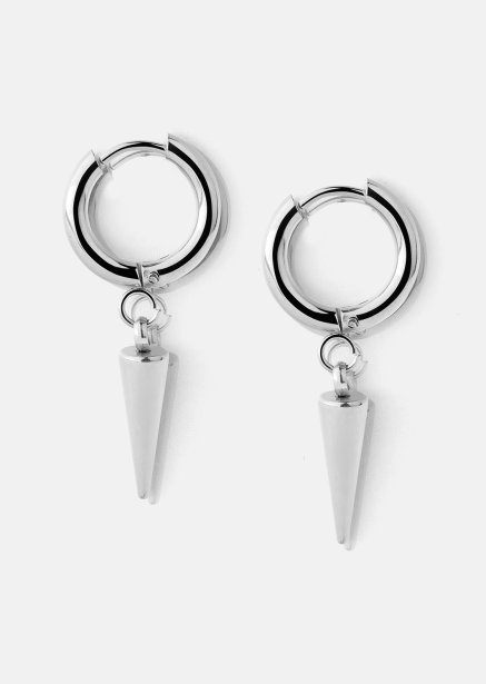 Örhänge Spike – Silverpläterat