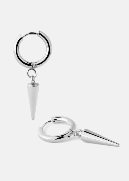 Örhänge Spike – Silverpläterat