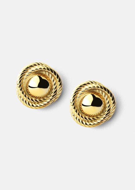 Örhänge Regal Twist - 18k Guldpläterat