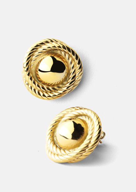 Örhänge Regal Twist - 18k Guldpläterat