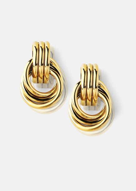  Örhänge Unity Loop - 18k Gold Plated