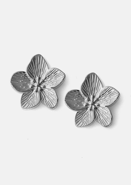 Örhänge Blossom - Silverpläterat