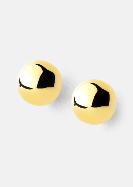 Orb Earrings - 18k Guldpläterade