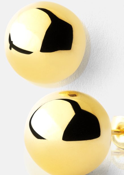 Orb Earrings - 18k Guldpläterade