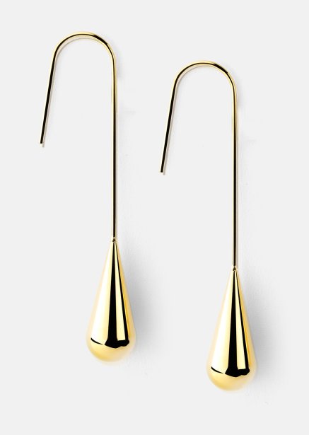Örhänge Golden Drop Elegance - 18k Guldpläterat