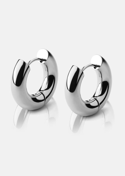 Örhängen Bold Glow – Silverpläterade
