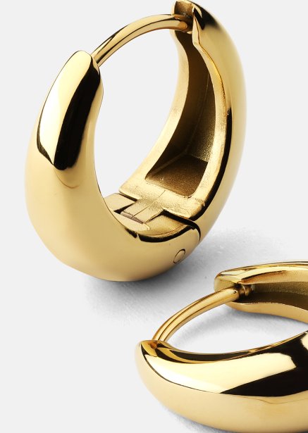 Örhängen Bold Mini – 18k Guldpläterade