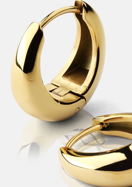 Örhängen Bold Mini – 18k Guldpläterade