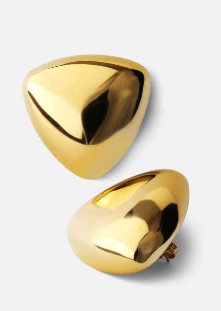 Örhängen Bold Curve – 18k Guldpläterade